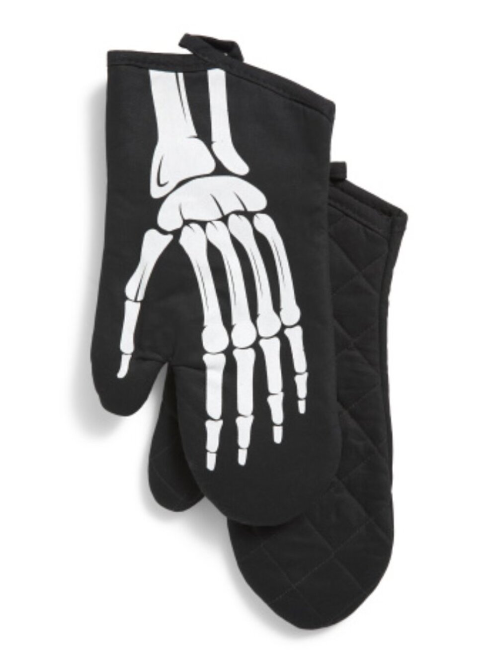 NWT EARSTWICK Set Of 2 Skeleton Hands Oven Mitts